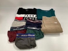 8 X JACK JONES CLOTHING VARIOUS SIZES AND MODELS INCLUDING GREEN T-SHIRT SIZE L - LOCATION 18A.