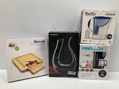 4 X KITCHEN ITEMS VARIOUS BRANDS INCLUDING PRITECH 6 CUP COFFEE MAKER - LOCATION 8C.