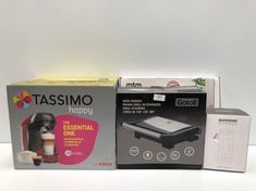 4 X KITCHEN ITEMS INCLUDING TASSIMO HAPPY COFFEE MAKER - LOCATION 8C.