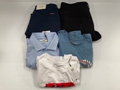 5 X JACK JONES CLOTHING VARIOUS SIZES AND MODELS INCLUDING WHITE T-SHIRT SIZE S- LOCATION 14A.