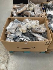 PALLET OF A VARIETY OF FOOTWEAR IN DIFFERENT COLOURS AND SIZES INCLUDING BLACK SAL MODEL SIZE 38.