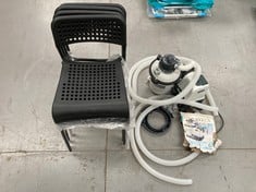 5 X MISCELLANEOUS ITEMS INCLUDING PUMP FOR INTEX POOL (DIRTY).