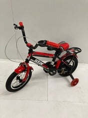 STARBABY BICYCLE RED AND BLACK.