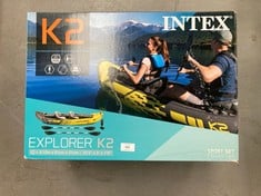 INTEX ADULT INFLATABLE KAYAK EXPLORER K2 FOR 2 PERSONS (68307) (P.V.P 120€).