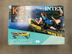 INTEX ADULT INFLATABLE KAYAK EXPLORER K2 FOR 2 PERSONS (68307) (P.V.P 120€).