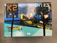 INTEX ADULT INFLATABLE KAYAK EXPLORER K2 FOR 2 PERSONS (68307) (P.V.P 120€).