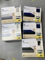 5 X INTEX MATTRESSES VARIOUS MODELS INCLUDING DURA BEAM STANDARD 2 PERSON 30 CM.