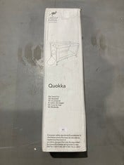 URBAN KANGA QUOKKA BABY TRAVEL COT WITH FOLDABLE AND PORTABLE MATTRESS 60X120CM (GREY, QUOKKA).