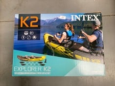 INTEX ADULT INFLATABLE KAYAK EXPLORER K2 FOR 2 PERSONS (68307) (P.V.P 120€) .