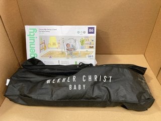 INGENUITY CONVERT ME SWING-2-SEAT PORTABLE SWING OM-9M TO INCLUDE WERNER CHRIST BABY CHANGING MAT: LOCATION - B1