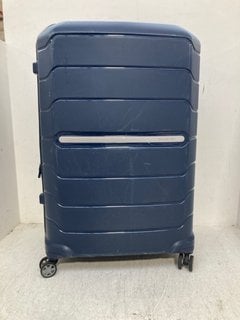 SAMSONITE LARGE TRAVEL SUITCASE IN DARK BLUE: LOCATION - B1