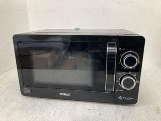 TOWER BLACK 800W MANUAL MICROWAVE IN BLACK: LOCATION - B2