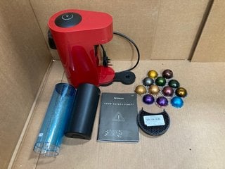 NESPRESSO VERTUO PLUS COFFEE MACHINE IN RED: LOCATION - B2