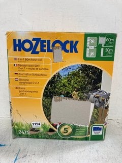 HOZELOCK 2 IN 1 60M HOSE REEL (HOSE NOT INCLUDED): LOCATION - B2