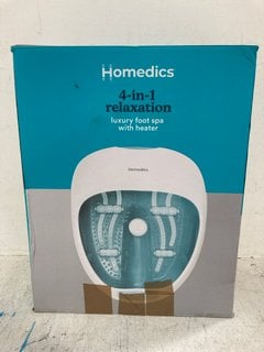 HOMEDICS 4 IN 1 RELAXATION LUXURY FOOT SPA WITH HEATER: LOCATION - B2