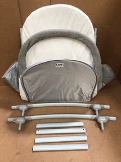 INGENUITY BELLA TEDDY ROCKING SEAT TO INCLUDE KINDERKRAFT COT IN GREY: LOCATION - B2