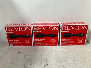 3 X REVLON ONE STEP VOLUMISER SMALLER BRUSH: LOCATION - B3