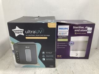 PHILIPS AVENT BOTTLE STERILISER & DRYER TO INCLUDE TOMMEE TIPPEE ULTRA UV STERILISER: LOCATION - BR8