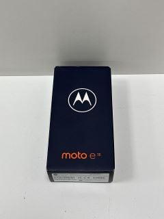 MOTOROLA E 13 64 GB SMARTPHONE IN CREAMY WHITE: MODEL NO XT2345-3 (WITH BOX & ALL ACCESSORIES) [JPTM126769] (SEALED UNIT) THIS PRODUCT IS FULLY FUNCTIONAL AND IS PART OF OUR PREMIUM TECH AND ELECTRON