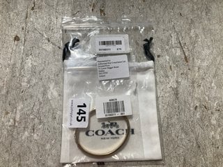 QTY OF ASSORTED JEWELLERY ITEMS TO INCLUDE COACH NEW YORK GOLD BRACELET & RALPH LAUREN GOLD & SILVER BRACELET: LOCATION - A5