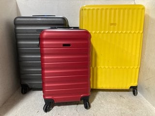 QTY OF JOHN LEWIS AND PARTNERS LUGGAGE ITEMS TO INCLUDE ANYDAY SUITCASE IN RED SIZE - S & TRAVEL SUITCASE IN BLACK SIZE - S: LOCATION - A5