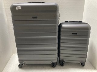 2 X TRAVEL LUGGAGE ITEMS TO INCLUDE ANYDAY TRAVEL SUITCASE IN GREY SIZE - L & ANYDAY TRAVEL SUITCASE IN GREY SIZE - S: LOCATION - A7