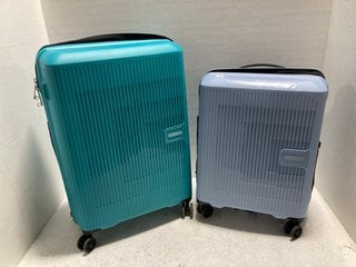 AMERICAN TOURISTER SUITCASE IN LIGHT BLUE SIZE - S TO INCLUDE AMERICAN TOURISTER SUITCASE IN TEAL SIZE - L: LOCATION - A8