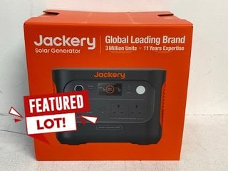 JACKERY SOLAR GENERATOR - RRP - £499: LOCATION - WHITE BOOTH