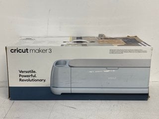 CRICUT MAKER 3 CUTTING MACHINE - RRP - £380: LOCATION - WHITE BOOTH