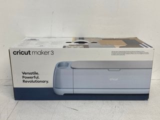 CRICUT MAKER 3 IN BLUE - RRP £380: LOCATION - WHITE BOOTH