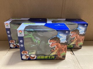 3 X CHILDRENS T - REX MOVING TOYS: LOCATION - A13