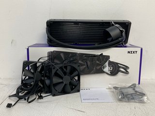 NZXT KRAKEN ELITE 360 HIGH PERFORMANCE 360MM LIQUID COOLER WITH CUSTOMIZABLE WIDE ANGLE LCD DISPLAY - RRP - £259: LOCATION - WHITE BOOTH