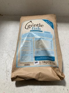 GENTLE FISH COLD PRESSED DRIED DOG FOOD 14KG: LOCATION - A18