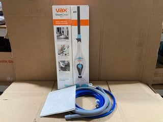 LARGE WASHING MACHINE WATER HOSE IN GREY TO INCLUDE VAX STEAM CLEAN MULTI CLEANING MOP: LOCATION - B18