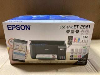 EPSON ECOTANK ET - 2861 MULTIFUNCTION WIFI PRINTER - RRP - £199: LOCATION - B17