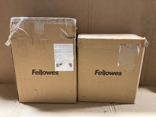 2 X FELLOWES PAPER SHREDDERS IN BLACK: LOCATION - B17