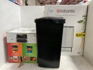 2 X ASSORTED BRABANTIA AND ADDIS WASTE BINS: LOCATION - B16