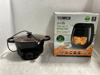 RUSSELL HOBBS SLOW COOKER TO INCLUDE TOWER XPRESS COMBO 10 IN 1 AIR FRYER OVEN: LOCATION - B15