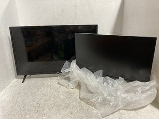 2 X ASSORTED SIZE TCL AND TOSHIBA FLAT HD TELEVISIONS: LOCATION - B14