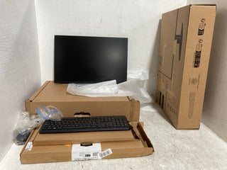 6 X ASSORTED COMPUTER AND MONITOR ITEMS TO INCLUDE PHILIPS 27'' 1000 SERIES MONITOR: LOCATION - B13