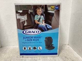 GRACO JUNIOR MAXI I - SIZE R129 HIGH BACK BOOSTER CHILDRENS CAR SEAT: LOCATION - B11