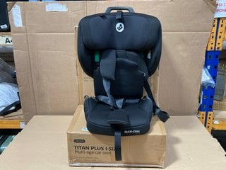 MAXI COSI FOLD DOWN CHILDRENS BOOSTER SEAT IN BLACK TO INCLUDE MAXI COSI TITAN PLUS I - SIZE MULTI AGE CHILDRENS CAR SEAT: LOCATION - B6