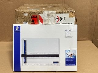 STAEDTLER MARS 661 A3 DRAWING BOARD TO INCLUDE REXEL AUTOMATIC PAPER SHREDDER: LOCATION - B4