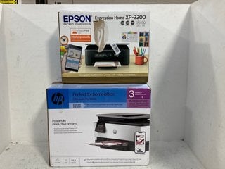 2 X ASSORTED HOME PRINTERS TO INCLUDE EPSON EXPRESSION HOME XP - 2200 PRINTER: LOCATION - C7