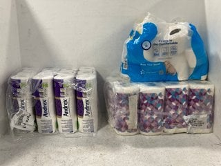 3 X ASSORTED MULTIPACKS OF HYGIENE ROLLS: LOCATION - C7