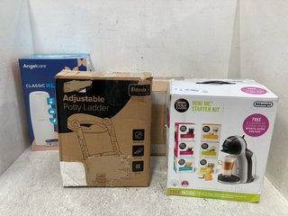 4 X ASSORTED ITEMS TO INCLUDE DELONGHI NESCAFE DOLCE GUSTO MINI ME COFFEE MACHINE STARTER KIT: LOCATION - C18