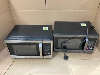 2 X TOSHIBA MICROWAVE OVENS MODEL: ML - EM23P(SS): LOCATION - D14