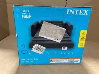 INTEX INFLATABLE PULL OUT SOFA SIZE: 80 X 91 X 26'': LOCATION - D12