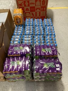 PALLET OF ASSORTED DRINKS TO INCLUDE ROBINSONS 200ML APPLE AND BLACKCURRANT FRUIT SHOOTS AND LUCOZADE SPORT 500ML IN ORANGE - BBE: NOV 2024: LOCATION - A2 (KERBSIDE PALLET DELIVERY)