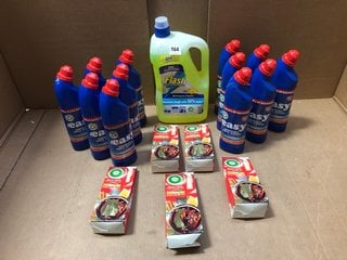 (COLLECTION ONLY) QTY OF ASSORTED ITEMS TO INCLUDE FLASH PROFESSIONAL ALL PURPOSE CLEANER 5L & EASY SERIOUSLY THICK BLEACH: LOCATION - AR6